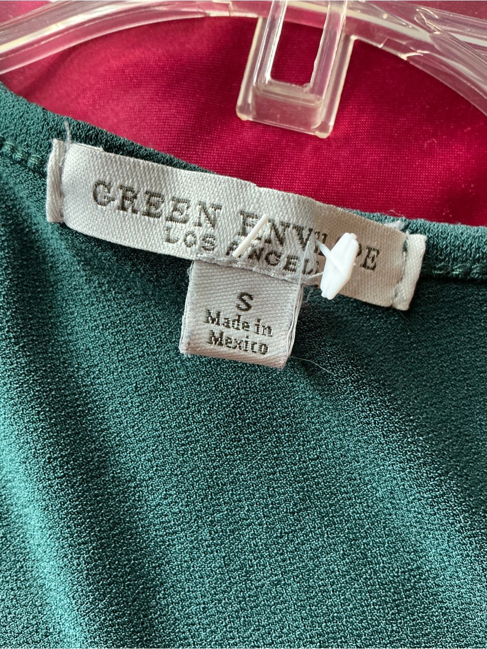 Sleeveless Teal V-Neck Women's Top - Picture 3 of 3